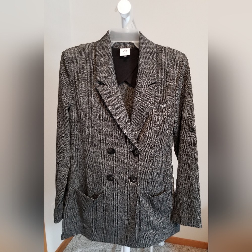 Cabi Women's Relaxed Herringbone Blazer Jacket